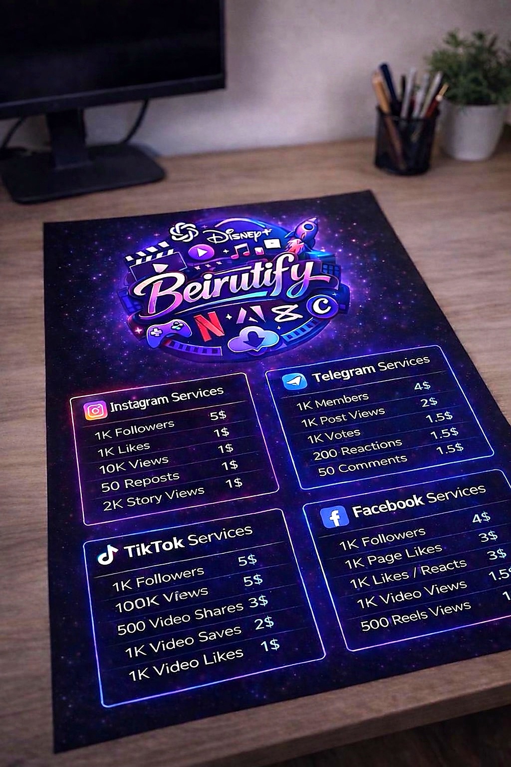 Social Services menu image